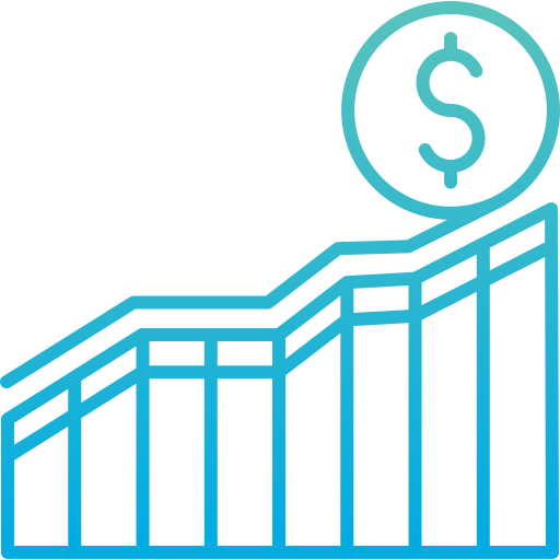 economia Generic Gradient icona