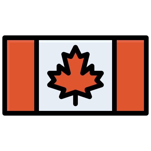 canada Generic Outline Color icoon