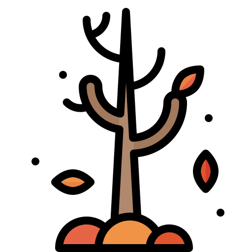 Autumn tree Generic Outline Color icon