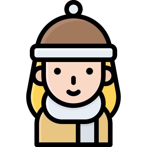 Girl Generic Outline Color icon