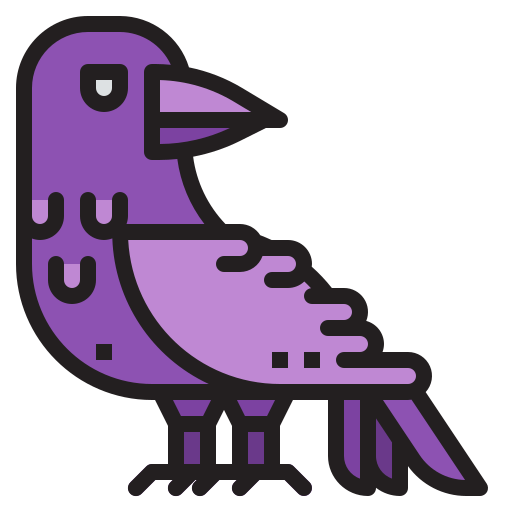 cuervo Generic Outline Color icono