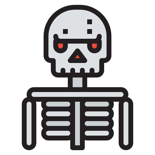 Skeleton Generic Outline Color icon