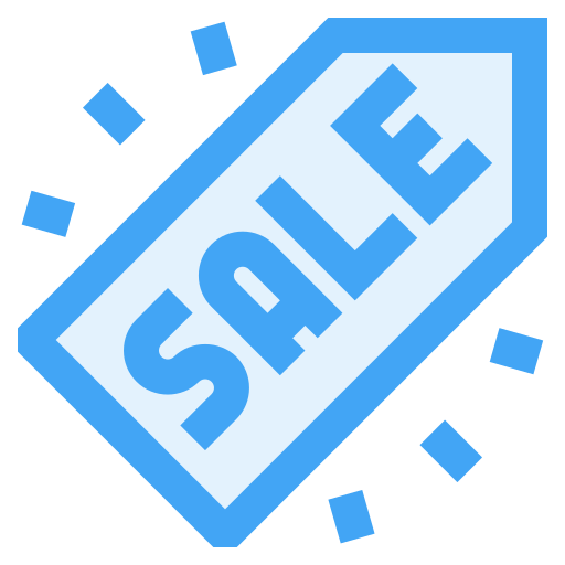 Sale tag Generic Blue icon