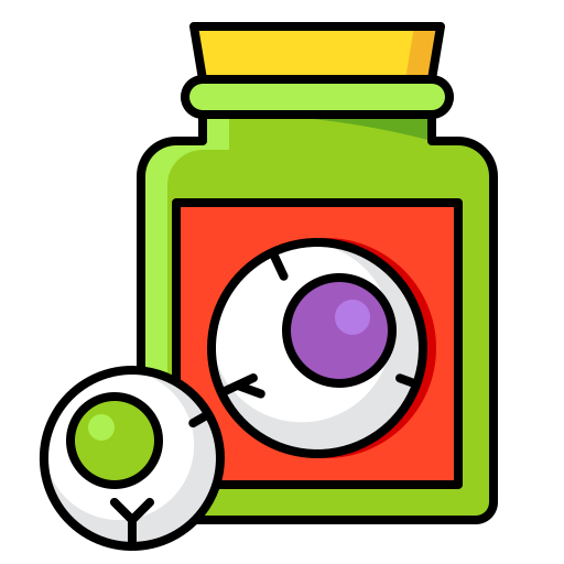 눈 항아리 Generic Outline Color icon