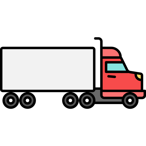 ciężarówka Generic Thin Outline Color ikona