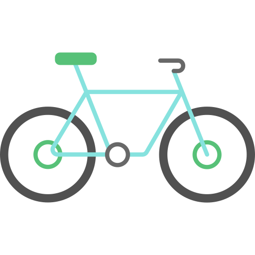 bicicleta Generic Flat Ícone