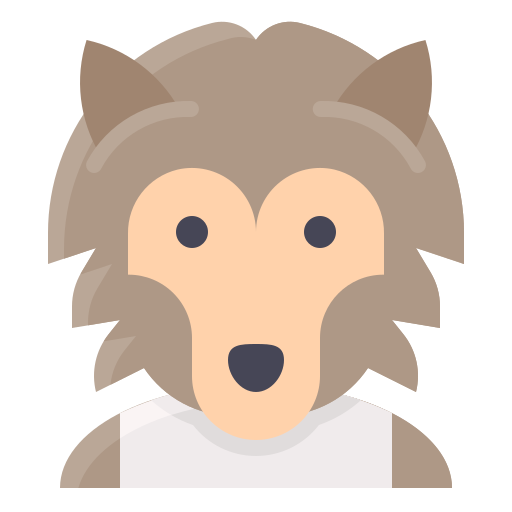 hombre-lobo Generic Flat icono