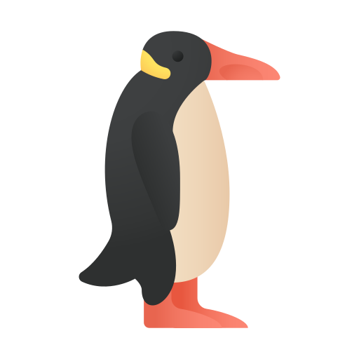 Penguin Generic Flat Gradient icon