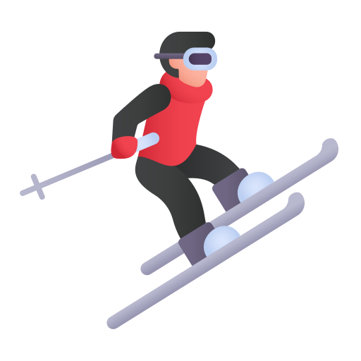 esquí Generic Flat Gradient icono