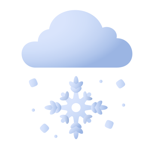 Снегопад Generic Flat Gradient иконка