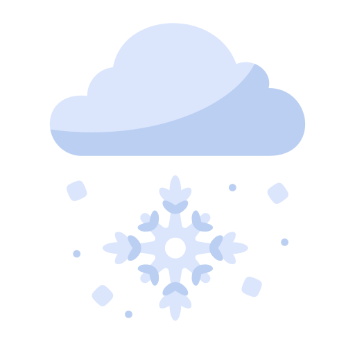 Снегопад Generic Flat иконка