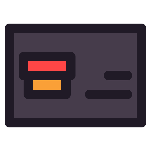 기프트 카드 Generic Outline Color icon