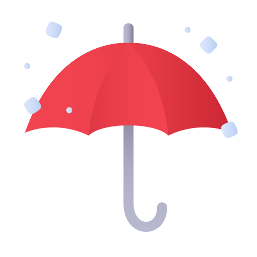 guarda-chuva Generic Flat Gradient Ícone
