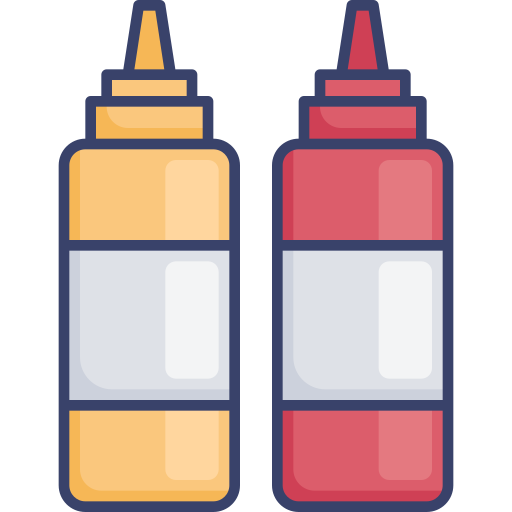 ketchup Roundicons Premium Lineal Color icon