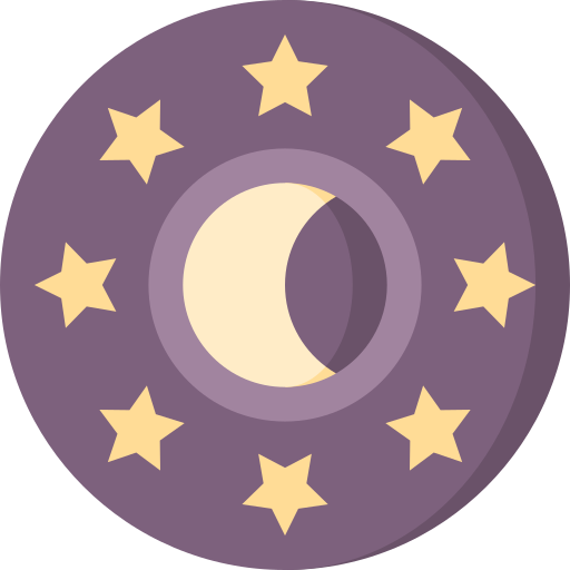 Starry night Special Flat icon