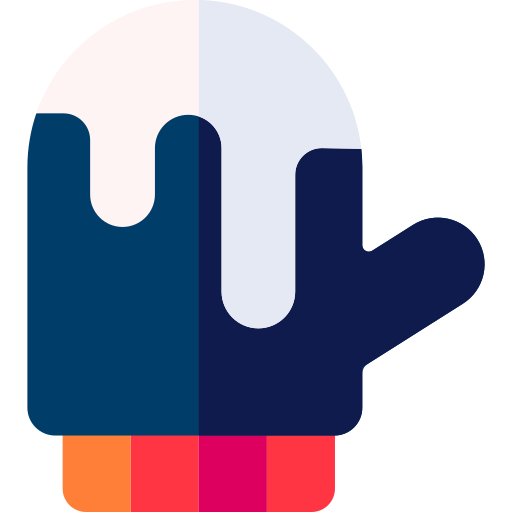 handschuhe Basic Rounded Flat icon