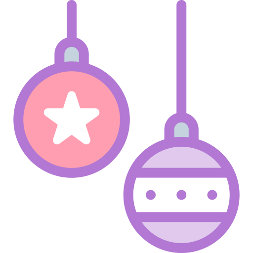 クリスマスボール Detailed color Lineal color icon