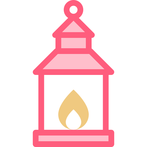 lampa naftowa Detailed color Lineal color ikona