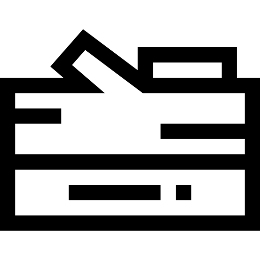 registros Basic Straight Lineal icono