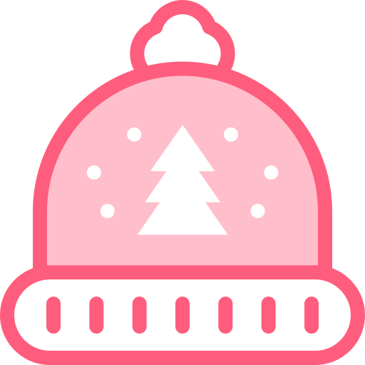 Зимняя шапка Detailed color Lineal color иконка