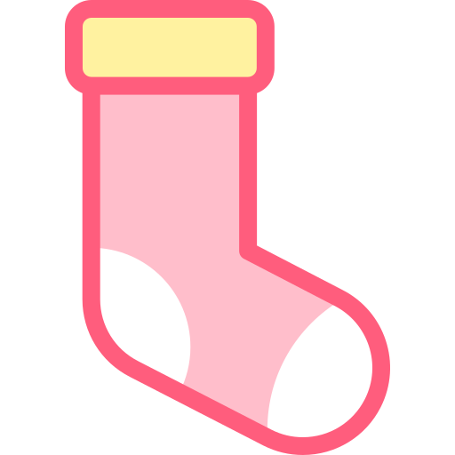 sokken Detailed color Lineal color icoon