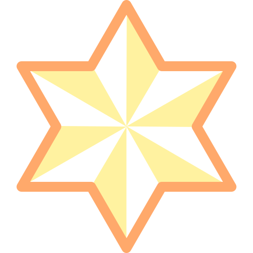 estrella Detailed color Lineal color icono