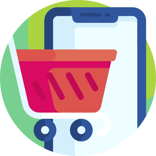 Online shopping Detailed Flat Circular Flat icon