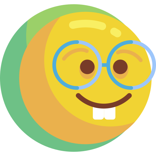 nerd Detailed Flat Circular Flat icon