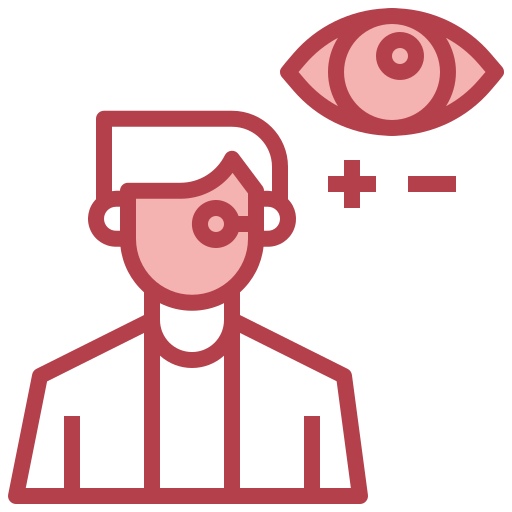 Ophthalmologist Surang Red icon