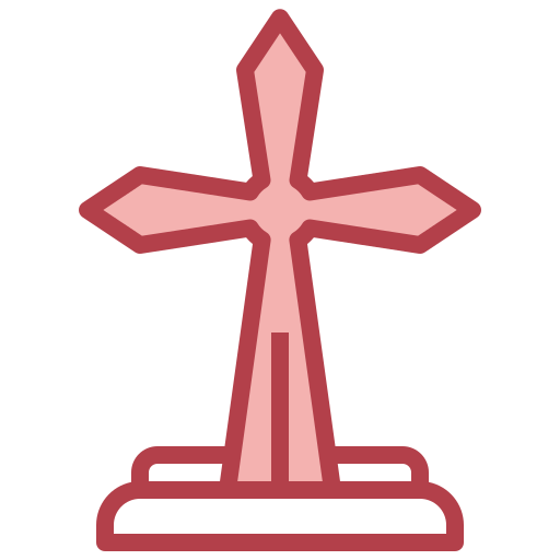 chrześcijański krzyż Surang Red ikona