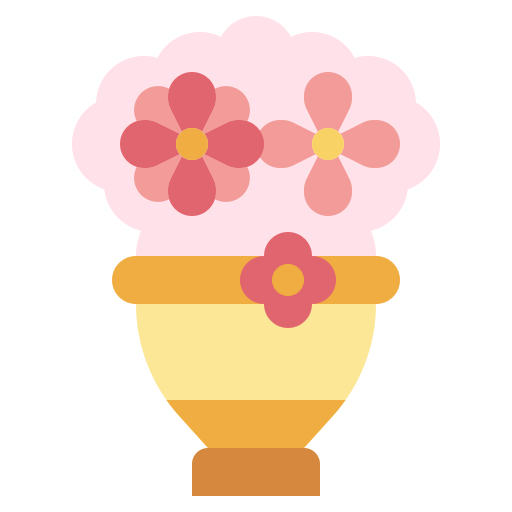 Flower pot Surang Flat icon