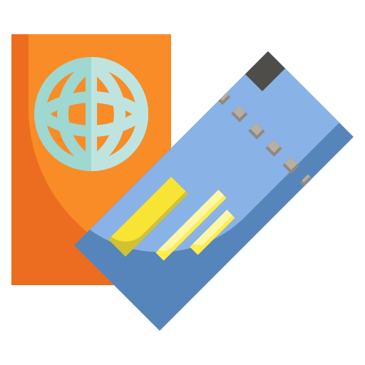 パスポート Surang Flat icon