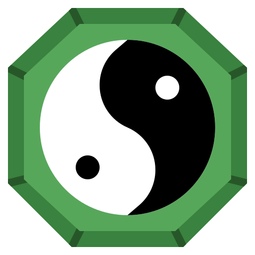 yin yang Surang Flat icona