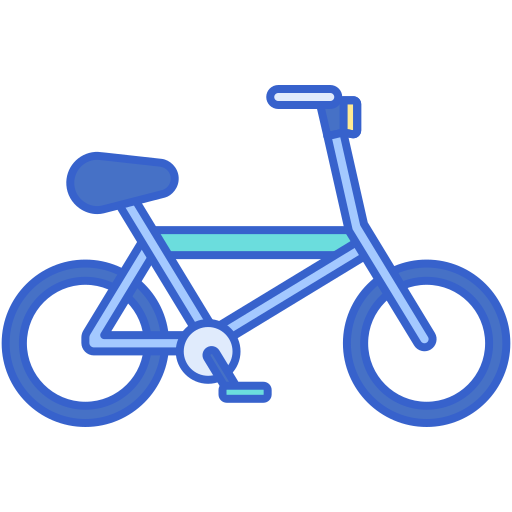 Bicycle Flaticons Lineal Color icon