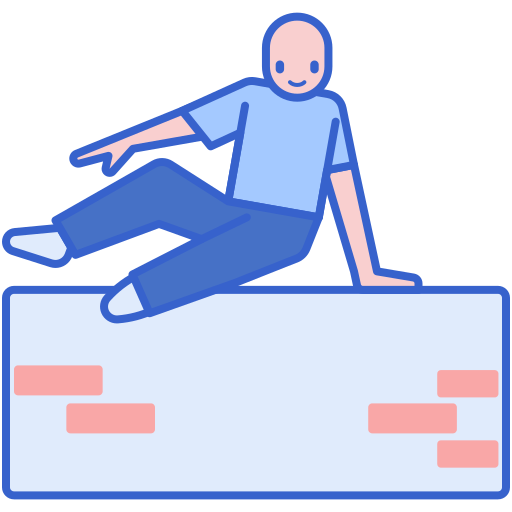parkour Flaticons Lineal Color icona