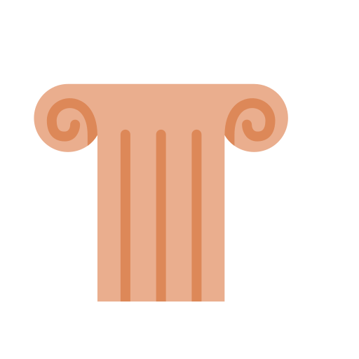 starożytny filar Good Ware Flat ikona