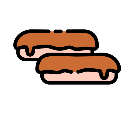 eclair Good Ware Lineal Color icon