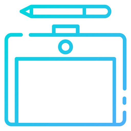 Drawing tablet Good Ware Gradient icon