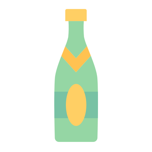 botella de vino Good Ware Flat icono