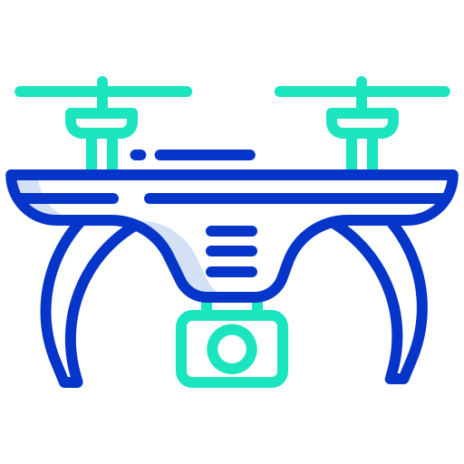 drone Icongeek26 Outline Colour icoon