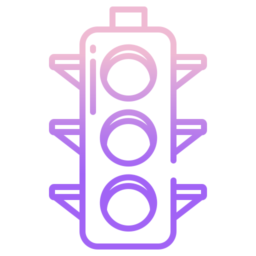 Traffic lights Icongeek26 Outline Gradient icon