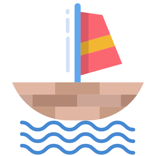 Sailboat Icongeek26 Flat icon