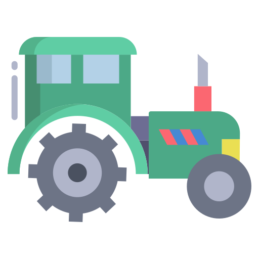 tractor Icongeek26 Flat icono