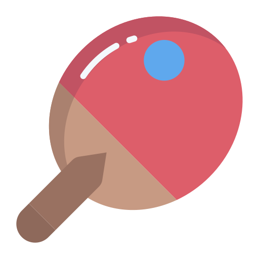 ping pong Icongeek26 Flat icono