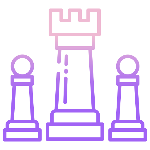 Chess Icongeek26 Outline Gradient icon