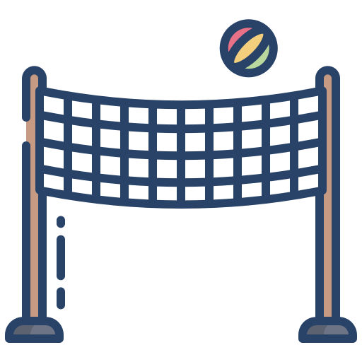 Volleyball net Icongeek26 Linear Colour icon