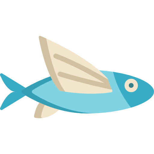 Flying fish Special Flat icon