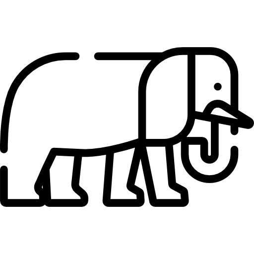 elefante Special Lineal icona