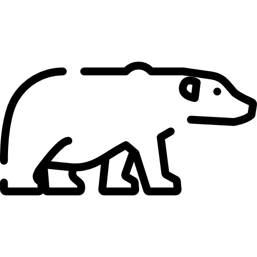 orso polare Special Lineal icona