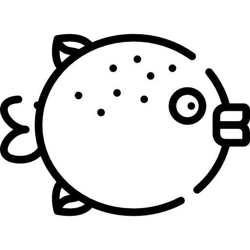 Puffer fish Special Lineal icon